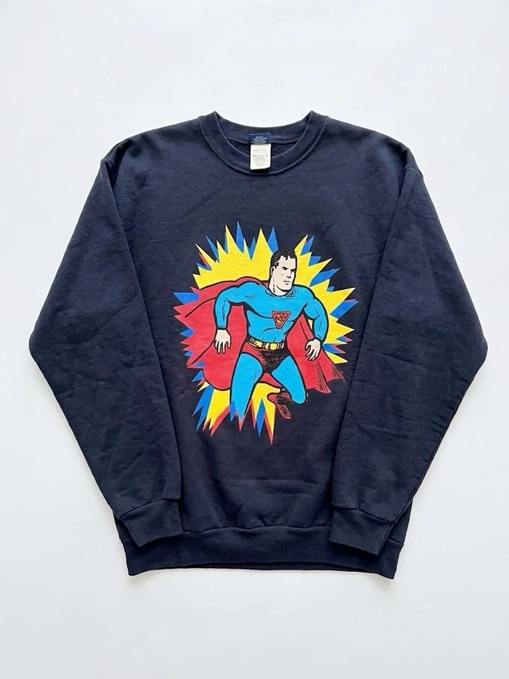 Vintage Superman Collection sweatshirt Graphic Sweatshirt Black L/XL made in USA